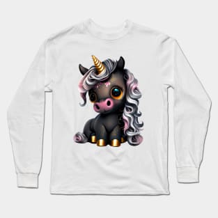 Cute Baby Unicorn Long Sleeve T-Shirt